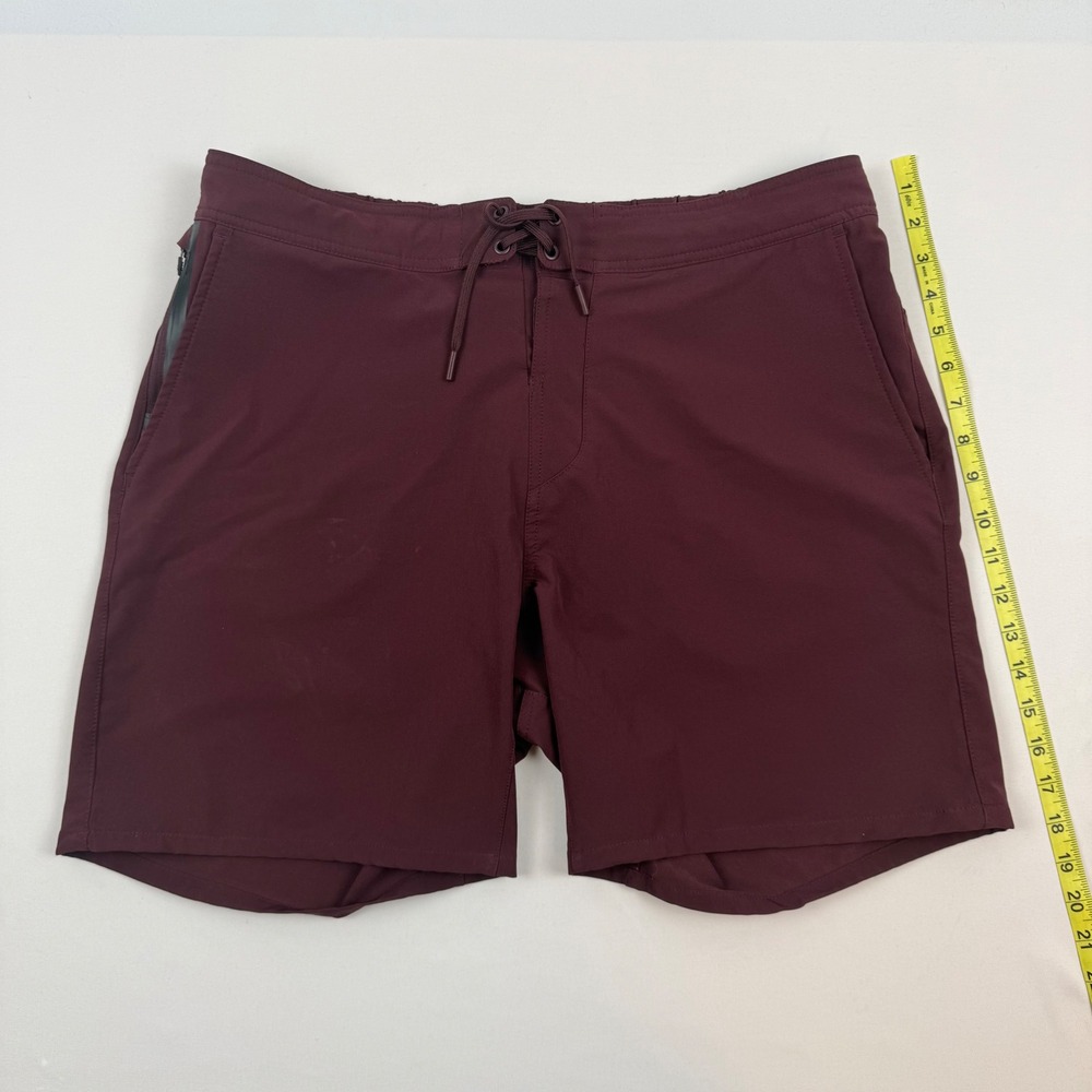 Ten Thousand Men Maroon The Foundation Short 7 Inch Inseam Size Large L Training - Picture 7 of 10